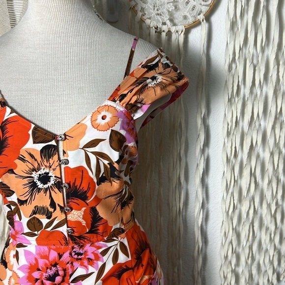 Alice McCall Stop & Stare Floral Wide Leg Jumpsuit Size US8 - Picture 7 of 16